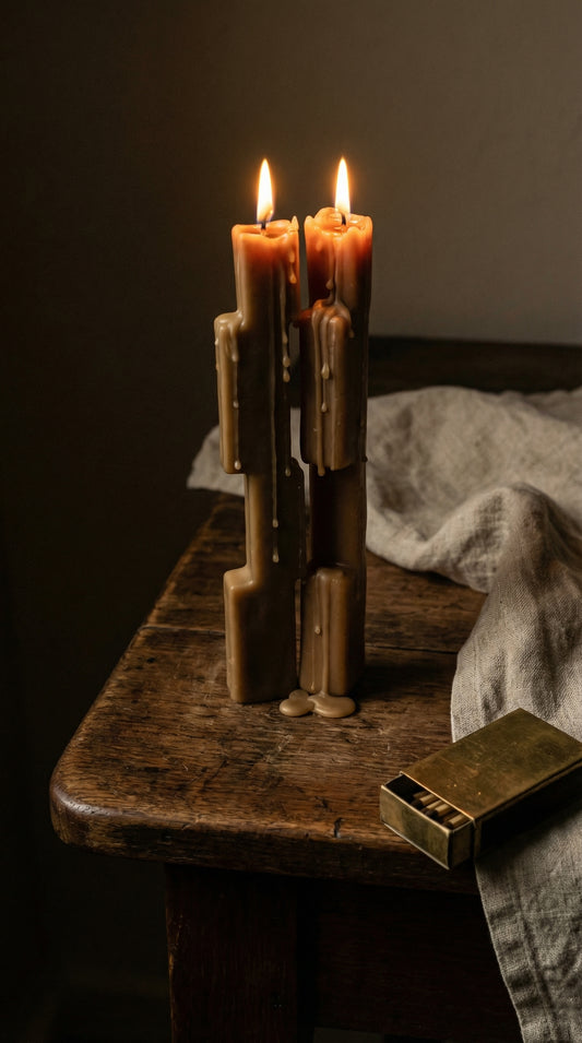 Brutalist Candle